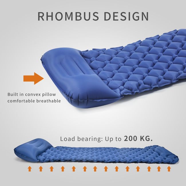 Self Inflatable Mattress with Pillow