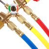 HVAC A/C Aircondition Pressure Gauge Manifold Kit Tools Charging Service