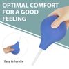 AOGOE 224 ml Enema for Men Women Enema Kit, Douche for Intercourse Enema Intimate Shower, Reusable Enema / BPA-Free, Removable Shower Head Irrigator Intestinal Rinse (Blue)