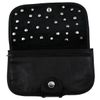 Western Memory Women Purse Clutch Handbag With swarovski elements. - black - l