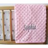 Alwaystrusted Personalised Pink Bubble Blanket Name Design