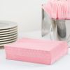 Creative Converting 240 Count Celebrations Lunch Paper Napkins, Classic Pink