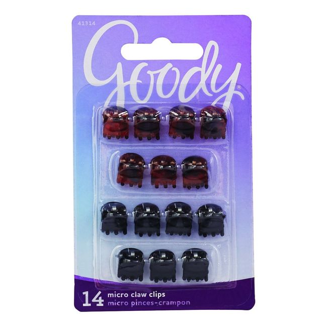 Goody Claw Clips, Micro - 14 clips