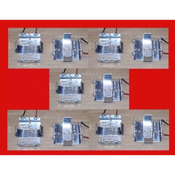 10 PCS lot Aluminum metal DUAL two C cell radio electronic battery holder leads