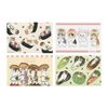 mofusand postcard K02-PX-164 cute jyu illustration [vegetable]