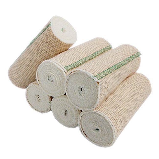 ACE 2 Inch Elastic Bandage with with Clips, Beige, Great for Wrist, Foot  and More, 1 Count 2 Beige