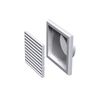 Ventilation Grille MV PVC 154 x 154 mm / 100 mm Connection