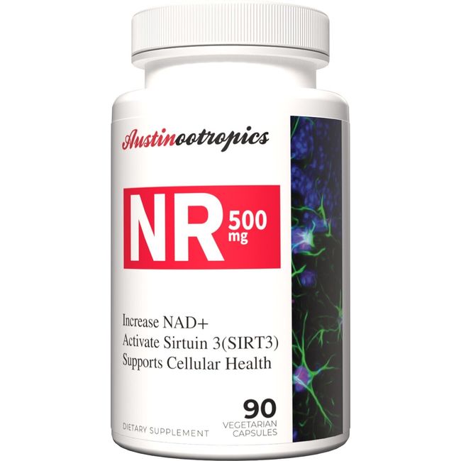 NR - Nicotinamide Riboside (90 Capsules) - Certified 99% PURE Powder