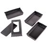 Webake 4 Pack Mini Tart Pans with Removable Bottom, Rectangular Baking Pan Non-Stick Cake Tin for Oven and Insta Pot Baking