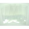 5x VHS MOVIE LARGE CLAMSHELL (SIZE C) CLEAR PLASTIC PROTECTIVE BOX PROTECTORS