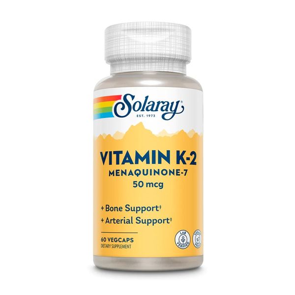 Solaray Vitamin K-2 50mcg Veggie Cap