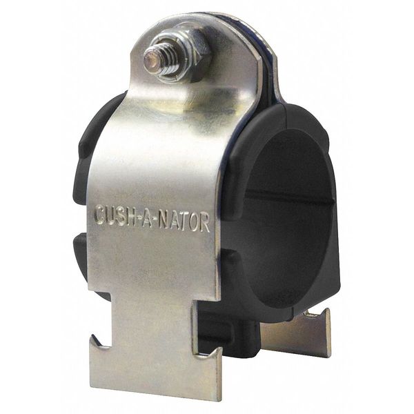 Cushioned Clamp, Std, 7/8 in. Tube, Steel