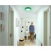 18w LED Novelty Ceiling Light Cool White with Green Ambient Ring Surface Mount Easy Install
