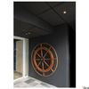 SLV Horn-T Recessed Light, Steel Black