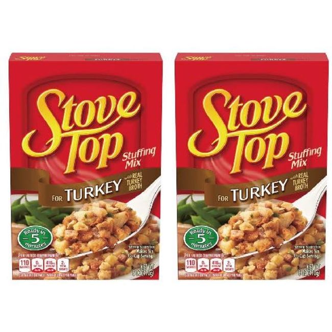 クラフト ストーヴトップ ターキー スタッフィング ミックス (170g) Kraft Stove Top Turkey Stuffing Mix ×2箱