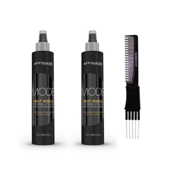 yper Asp Mode Heat Shield Lightweight Pre-Styler (8.45 oz) with Teasing Comb Pack 2