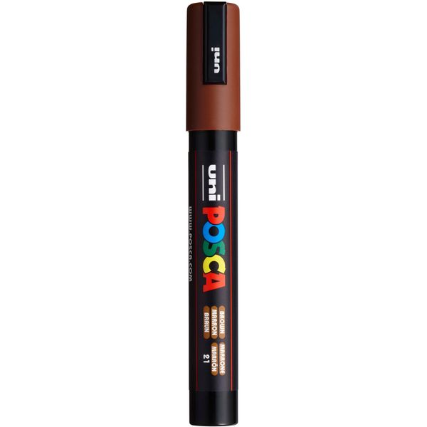 Uni-Ball Posca Medium Bullet Tip Marker - Brown