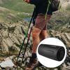 Rumyve2pcs Rubber Collar Replaceable Cane Protector,11 Cm Sturdy Walking Stick Rubber End,Travel Pole Tip Protector Suitable for Most Walking Poles