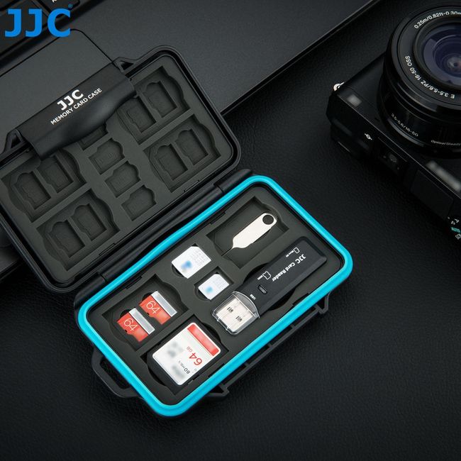 JJC Ultra-thin Micro SD Card Holder Wallet Memory Card Case