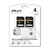 PNY 4 GB Optima (SDHC) 2-Pack 4 GB SDHC Flash Memory – Flash Memory (4 GB, SDHC, Black)