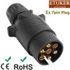 ETUKER 12V Waterproof Trailer Connector, Towing Plug Ma