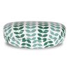 LAGO TERRA Geometric Leaf Print Hard Shell Sunglasses Case - Willow (Large)