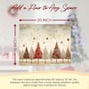20x16 Minimalist Christmas Trees Canvas Wall Art