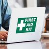 CafePress First Aid Kit Sticker Rectangle Bumper Sticker Car Decal