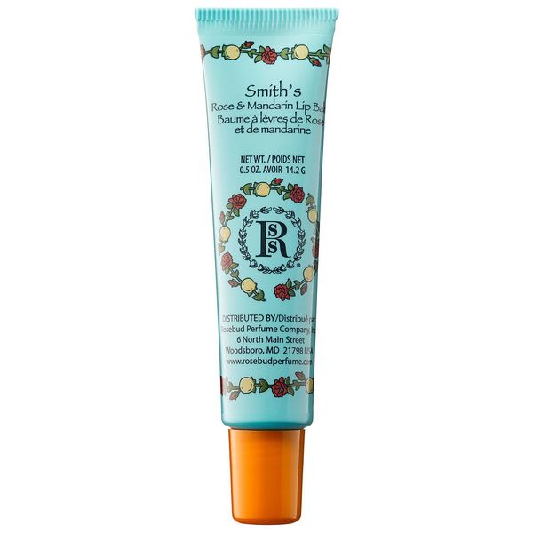 Rosebud Perfume Co. 1678663 Mandarin and Rose Lip Balm Tube 0.5 oz