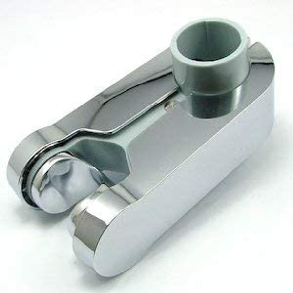 Aqualisa Pinch Grip sliding handset holder - 25.4mm - Chrome