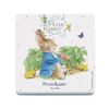 Decorative Coaster (10 x 10 cm) - Beatrix Potter - Peter Rabbit and Radish