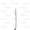 Knowles Bandage Scissors, 5.5", Angled Shanks, Serrated, Economy