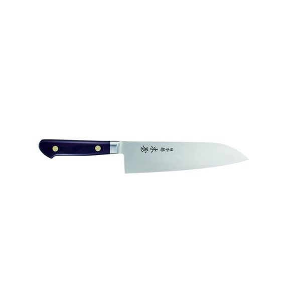 Kiya No.6 Santoku Knife (Scythe Shape) 7.1 inches (180 mm) Hagane