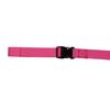 Benristraps 25mm Webbing Strap with Quick-Release Buckle (pink, 3 metres)