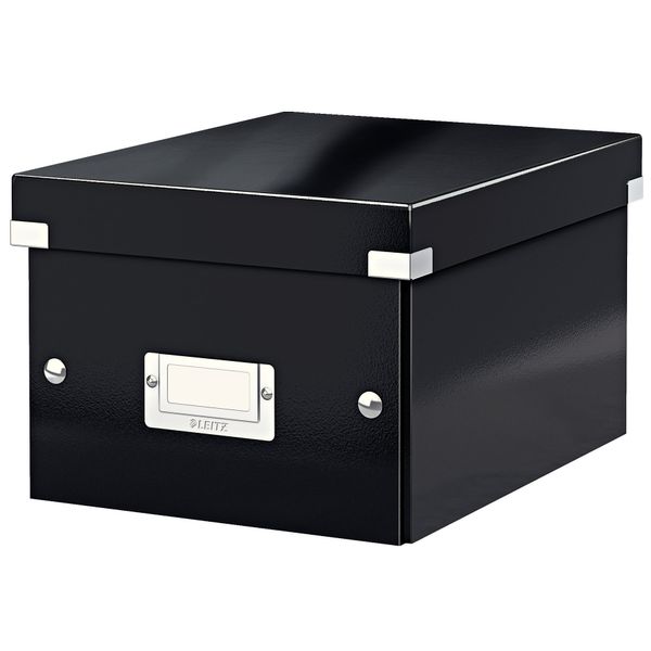 Leitz A5 Storage Box, Click and Store Range 60430095 - Small, Black