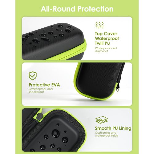 Yinke Hard Travel Case with Attachments Storage Case for Hybrid Electric Trimmer and Shaver, Waterproof Carrying Case Portable Storage Bag for O Blade Norelco and Braun Series