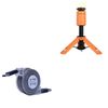 BoxWave Cable Compatible with Flextail Evo Lantern - miniSync - USB-A to USB Type-C, Retractable Cable 5 Pre-Set Lengths Avoid Tangles