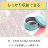 Felimoa Mini Case, Storage Box, Metal, Marble Pattern, Set of 12