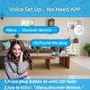 YNF Mini Smart Plug, Compatible with Alexa, Simple Setup with One Voice Command, Voice Control, Remote Control, Group Control, Timer & Schedule, Bluetooth Mesh, Alexa Echo Required (1 Pack)