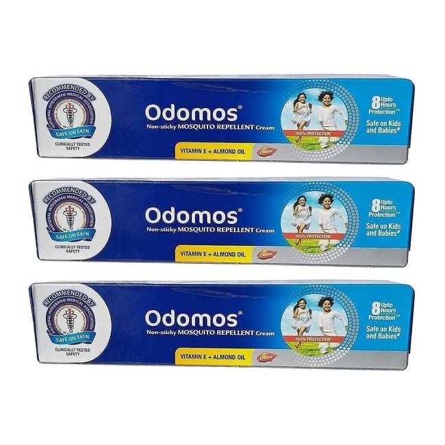 Odomos Mosquito Repellent Cream 100G X 3 = 300G