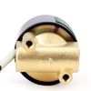 U.S. Solid 1/4" Brass Electric Solenoid Valve 24VDC Normally Closed VITON