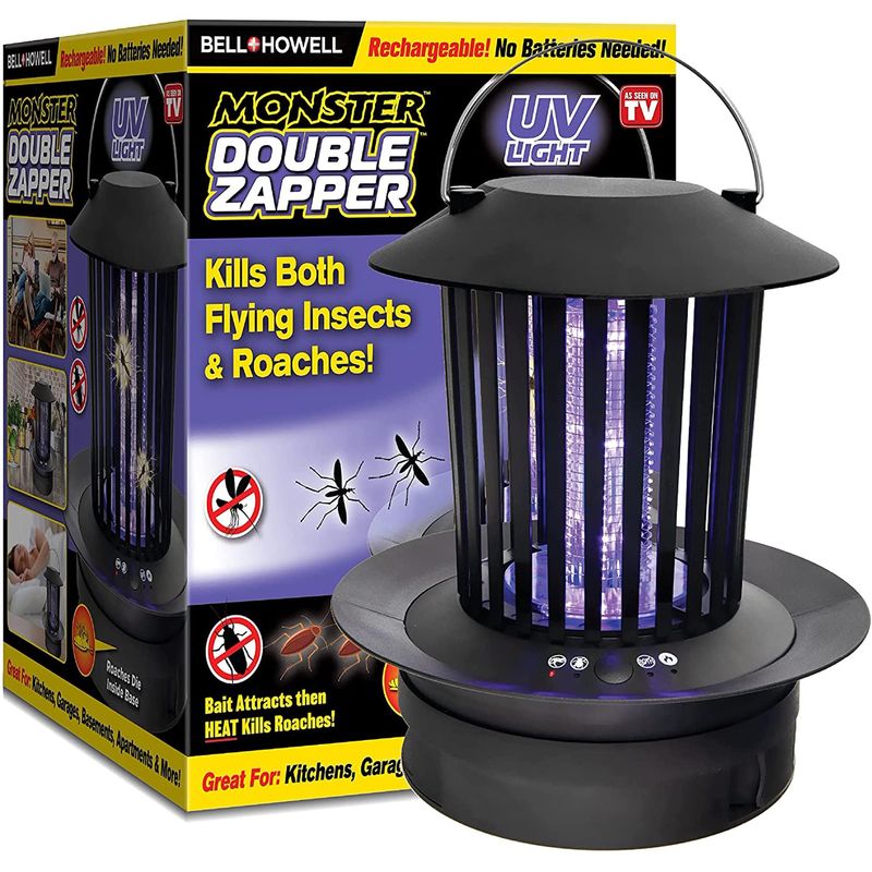 Double Zapper 18W by Bell+Howell Plug-in Electric Bug Killer, Zaps ...