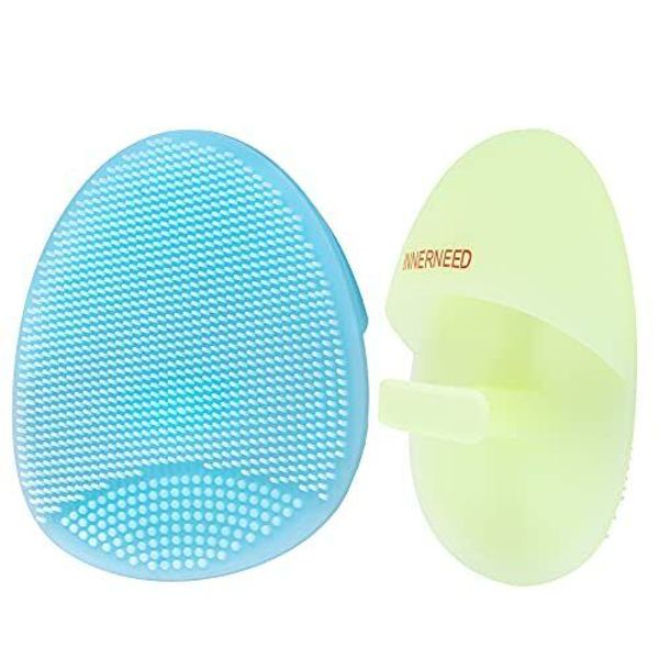 Soft Silicone Facial Cleansing Brush Manual Face Scrubber Exfoliating Massage