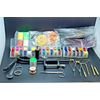 Olax Fly Tying Tools Materials Kit with Vise, Thread, Tinsel, Floss, Hackle, Whip, Wire