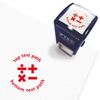 Personalised Maths School Teachers Reward Feedback Marking Stamper Stamp 25mm Primary Teaching Services (Red)