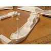 N SCALE  WATERLINE CONTAINER SHIP  BOAT  3d print Unpainted Kit.