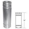 M&G DuraVent Duravent Inner Diameter-PelletVent Pro Type L Chimney Pipe-Double, Stainless Steel, 4
