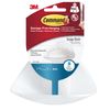 Command BATH14 Bath Soap Dish with Water Resistant Strips ClearFrosted (1 Dish and 2 Strips)