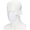 Descente DMATJX00 Sports Mask, Cooling, Pollen Protection, Non-stuffy, 3D, Washable, Moisture Wicking, Ionia, white (WH)