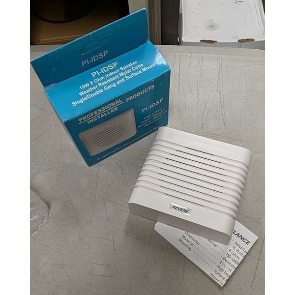 PI IDSP Indoor Speaker 15W 8 Ohm for Alarm/Security System
